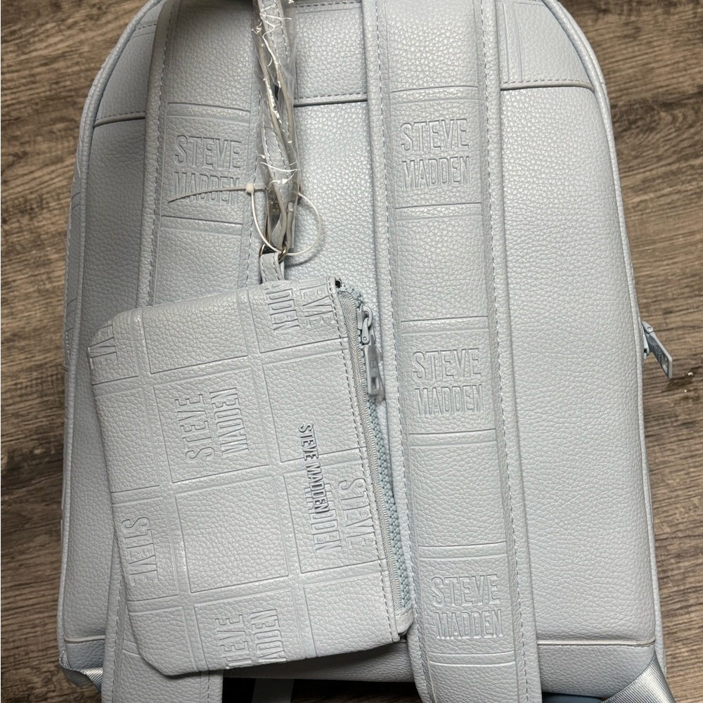 Blue Backpack with Pouch - Picture 4 of 5